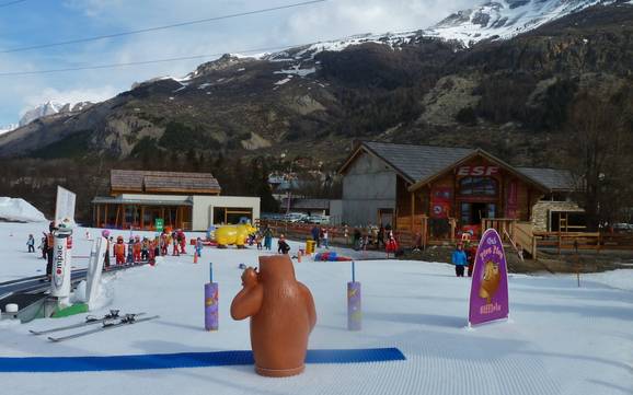 Familienskigebiete Vallée de la Guisane – Familien und Kinder Serre Chevalier – Briançon/Chantemerle/Villeneuve-la-Salle/Le Monêtier-les-Bains