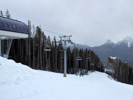 Alberta's Rockies: beste Skilifte – Lifte/Seilbahnen Lake Louise