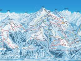 Pistenplan 4 Vallées – Verbier/La Tzoumaz/Nendaz/Veysonnaz/Thyon