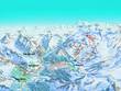 Pistenplan vom Skigebiet Saas-Balen