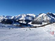 Leichte Talabfahrt nach Livigno