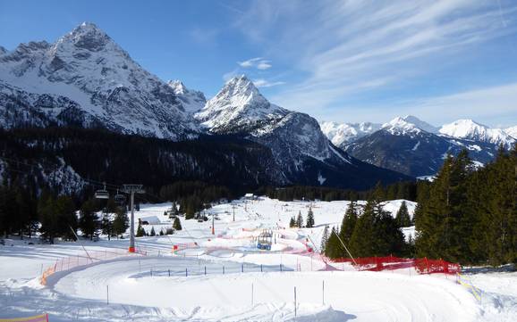 Skifahren bei Ehrwald