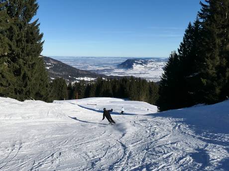 Alpsee-Grünten: Größe der Skigebiete – Größe Ofterschwang/Gunzesried – Ofterschwanger Horn