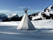 Das Tipi an der Breitenalpe