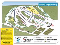 Pistenplan Powder Ridge