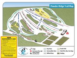 Pistenplan Powder Ridge