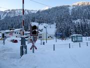 Bahnstation direkt an der Talstation Almkopfbahn