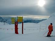 Abzweigungen sind vorbildlich beschildert