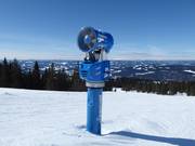 Leistungsfähige Schneekanonen in Hafjell