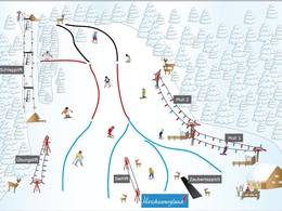 Pistenplan Hirschberglifte – Kreuth