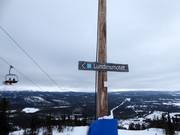 Pistenausschilderung im Skigebiet Funäsdalsberget