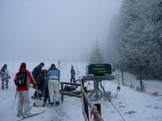 Übungslift Hahnenklee - Seillift/Babylift mit niederer Seilführung