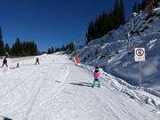 Anfängerareal an der Mittelstation