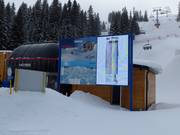 Digitale Informationen im Skigebiet Jahorina