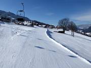 Flache Abfahrten auf dem Rohrmooser Plateau