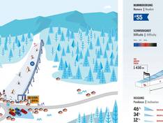 Pistenplan St. Magdalena im Gsiesertal