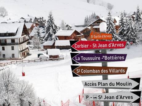 Saint-Jean-de-Maurienne: Orientierung in Skigebieten – Orientierung Les Sybelles – Le Corbier/La Toussuire/Les Bottières/St Colomban des Villards/St Sorlin/St Jean d’Arves