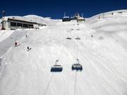 Sehr gute Pistenpräparierung an der Panoramabahn