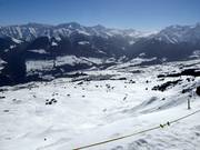 Blick vom Piz Mundaun ins Val Lumnezia
