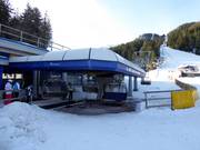 Meriz-La Selletta - 4er Hochgeschwindigkeits-Sesselbahn (kuppelbar) mit Abdeckhauben