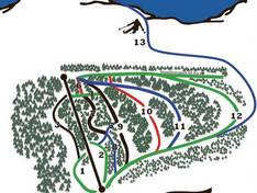 Pistenplan Gruvbacken