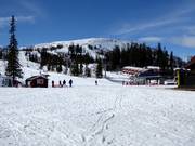 Blick auf das Skigebiet Vemdalsskalet