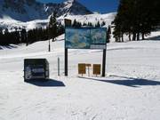 Pistenplan und Informationen im Skigebiet