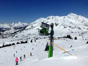 Schneesicherheit ist nicht nur wegen der gut ausgebauten Beschneiung garantiert!