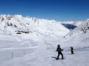 Leichte und breite Piste Nörderjoch