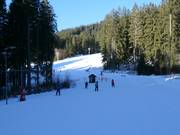 Leichte Piste am Tellerlift K parkovišti
