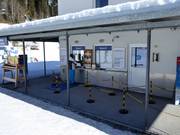 Gepflegter Kassenbereich an der Großbergbahn