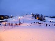Blick auf das Skigebiet Talma