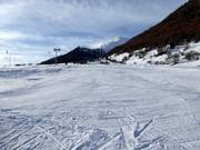 Leichte Skipiste Geschinen