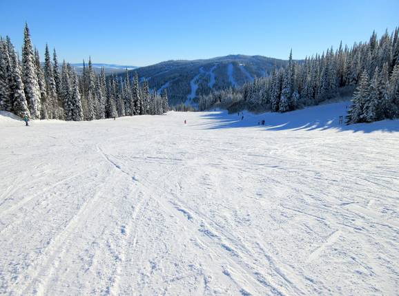 Breite und leichte Piste Smile