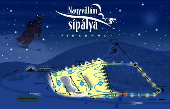 Visegrád-Nagyvillám (Night)