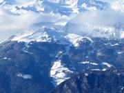 Blick auf das Skigebiet Rosskopf
