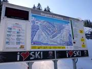 Pistenplan mit Statusanzeige