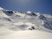 Freeridegebiete am Gemsstock