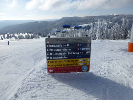 Baden-Württemberg: Orientierung in Skigebieten – Orientierung Feldberg – Seebuck/Grafenmatt/Fahl