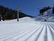Sehr gute Pistenpräparierung auf der Turracher Höhe