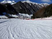 Übungsgelände in Vals an der Schilling-Gondelbahn