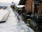 Schneebar im Skigebiet von Alta Badia