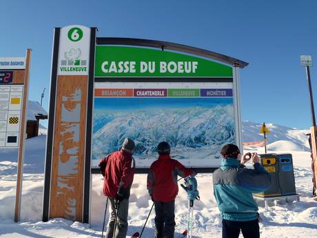 Südliche Französische Alpen: Orientierung in Skigebieten – Orientierung Serre Chevalier – Briançon/Chantemerle/Villeneuve-la-Salle/Le Monêtier-les-Bains