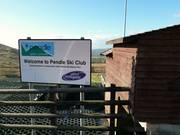 Informationstafel am Eingang zum Skiclub