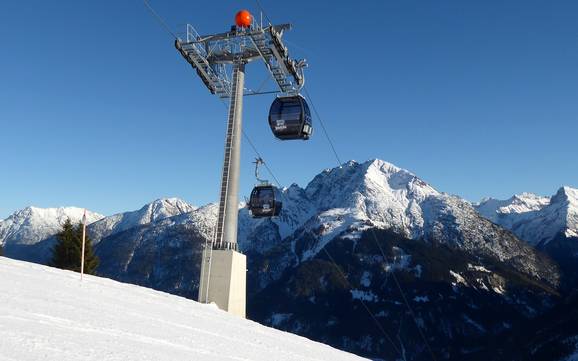 Skilifte Lechtal – Lifte/Bahnen Jöchelspitze – Bach