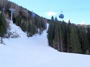 Standardabfahrt zur Mittelstation