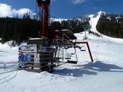 Boomerang Triple Chair - 3er Sesselbahn fix geklemmt