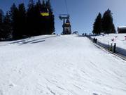 Übungshang im Kinderland mit Förderband
