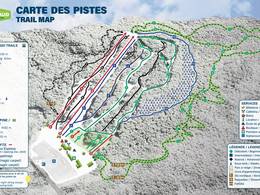Pistenplan Mont Rigaud
