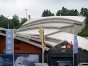 Die Skihalle von außen